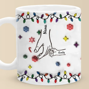 Christmas Is The Day That Holds All Time Together - Family Personalized Custom 3D Inflated Effect Printed Mug - Christmas Gift For Gift For Mom, Grandma