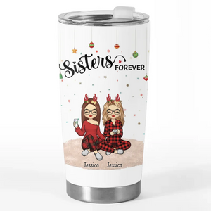 This Christmas Give The Gift Of Love And The Gift Of Joy - Family Personalized Custom Tumbler - Christmas Gift For Family Members, Siblings, Brothers, Sisters