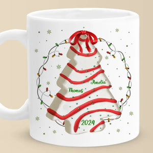 Family Traditions Make Christmas So Much Sweeter - Family Personalized Custom Mug - Christmas Gift For Family Members