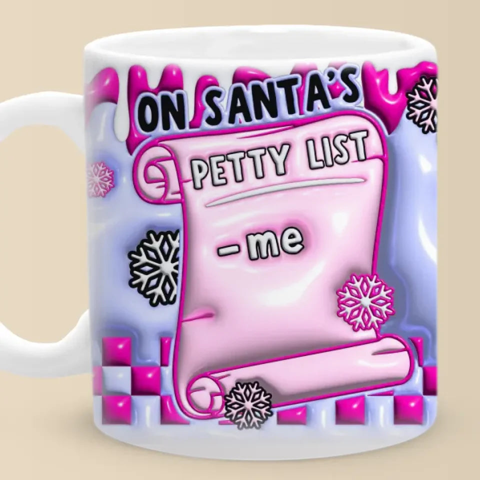 Brighten Your Day With A Fun - Personalized Custom 3D Inflated Effect Printed Mug - Gift For Yourself, Gift For Best Friends, BFF, Sisters