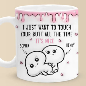 Loving You Is My Favorite Thing To Do - Couple Personalized Custom 3D Inflated Effect Printed Mug - Christmas Gift For Husband Wife, Anniversary