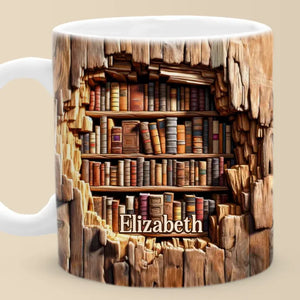 Books Are The Mirrors Of The Soul - Personalized Custom 3D Inflated Effect Printed Mug - Christmas Gift For Book Lovers