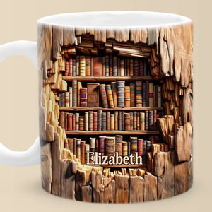 Books Are The Mirrors Of The Soul - Personalized Custom 3D Inflated Effect Printed Mug - Christmas Gift For Book Lovers