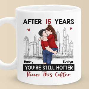 Every Kiss Holds A Promise That Time Cannot Break - Couple Personalized Custom Mug - Christmas Gift For Husband Wife, Anniversary