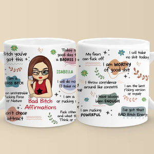 I Am The Best Version Of Myself - Affirmation Personalized Custom Mug - Gift For Yourself