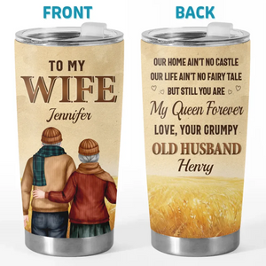 In You, I’ve Found My Home - Couple Personalized Custom Tumbler - Gift For Husband Wife, Anniversary