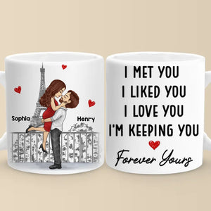 You Are My Always And Forever - Couple Personalized Custom Mug - Gift For Husband Wife, Anniversary