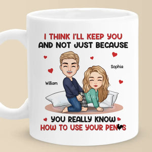 You Are The Spark To My Fire - Couple Personalized Custom Mug - Gift For Husband Wife, Anniversary