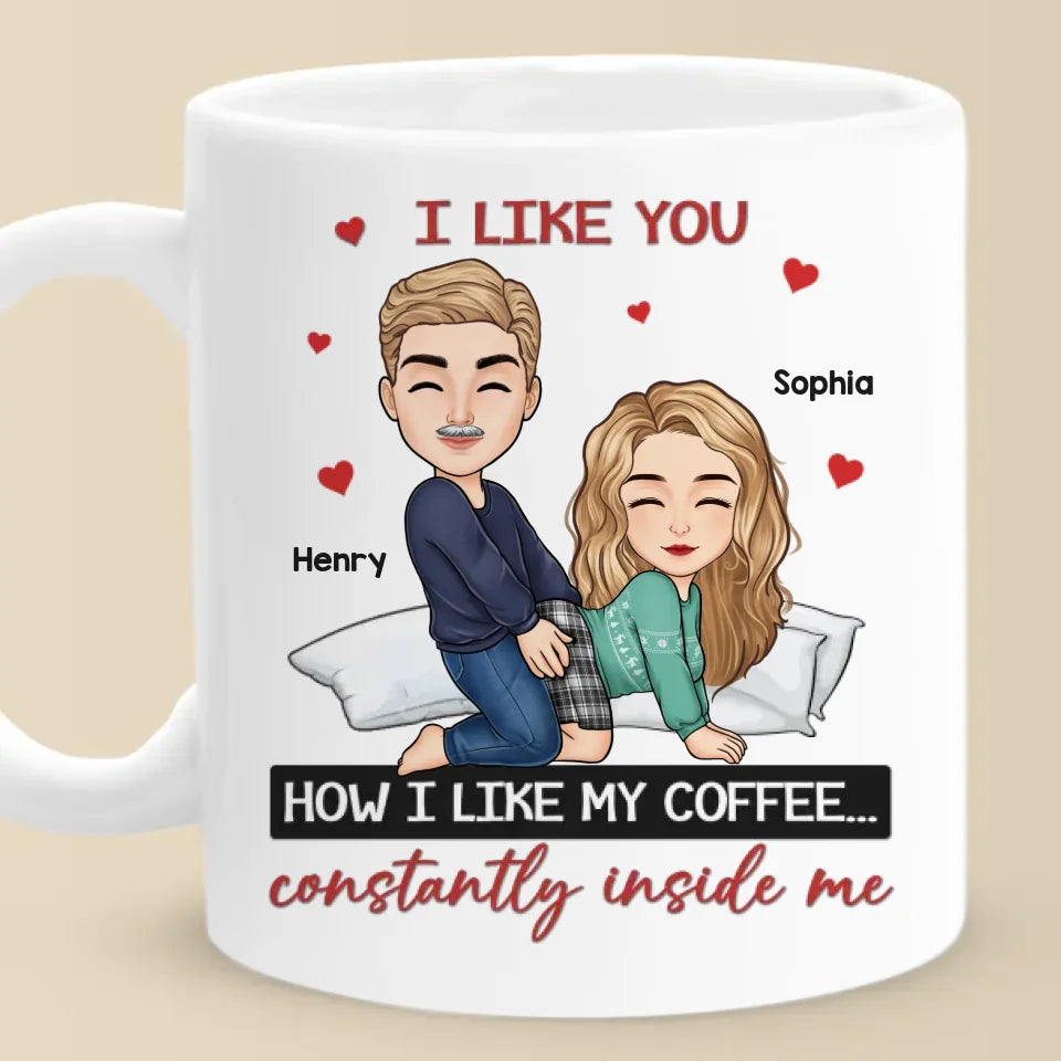 Love Is Better With You - Couple Personalized Custom Mug - Gift For Husband Wife, Anniversary