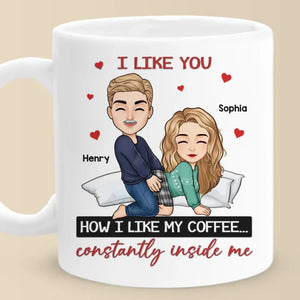 Love Is Better With You - Couple Personalized Custom Mug - Gift For Husband Wife, Anniversary