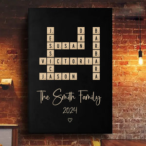 Together, We Celebrate The Magic Of The Season - Family Personalized Custom Vertical Poster - Gift For Family Members