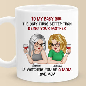 My Greatest Reward Is Seeing You Thrive As A Mother - Family Personalized Custom Mug - Gift For Mom, Daughter