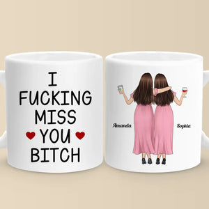 Besties Make The World Brighter - Bestie Personalized Custom Mug - Gift For Best Friends, BFF, Sisters