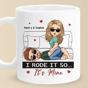 I Look At Every Day With You As A Gift - Couple Personalized Custom Mug - Gift For Husband Wife, Anniversary