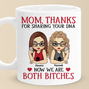 A Mother Is The Truest Friend We Have - Family Personalized Custom Mug - Gift For Mom, Daughter