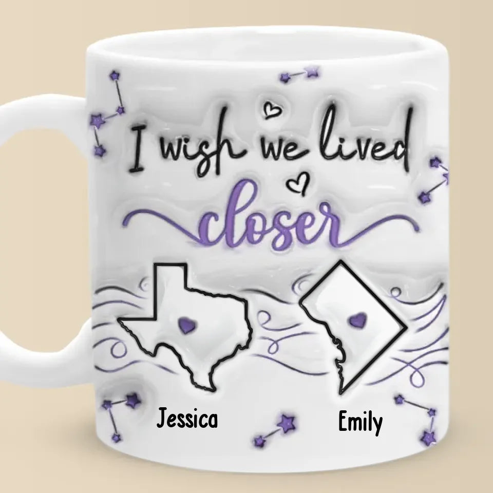 A True Friend Is One Soul In Two Bodies - Bestie Personalized Custom 3D Inflated Effect Printed Mug - Christmas Gift For Best Friends, BFF, Sisters