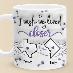 A True Friend Is One Soul In Two Bodies - Bestie Personalized Custom 3D Inflated Effect Printed Mug - Christmas Gift For Best Friends, BFF, Sisters