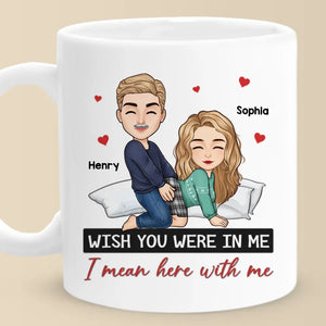 Your Touch Is My Addiction - Couple Personalized Custom Mug - Christmas Gift For Husband Wife, Anniversary, Long Distance Relationship