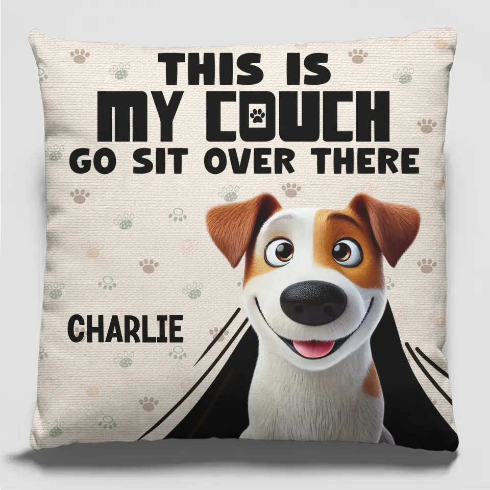 Our Spot, Our Chair - Dog Personalized Custom Pillow - Gift For Pet Owners, Pet Lovers