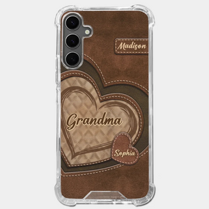 Grandma’s Sweethearts - Family Personalized Custom Clear Phone Case - Gift For Mom, Grandma