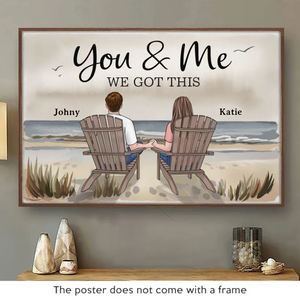 You're My Forever - Couple Personalized Custom Horizontal Poster - Gift For Husband Wife, Anniversary