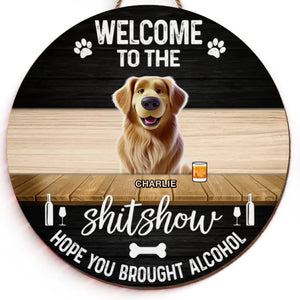 Go Away Unless You Have Dog Treats - Dog Personalized Custom Home Decor Wood Sign - House Warming Gift For Pet Owners, Pet Lovers