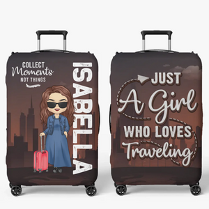 Chase What Makes Your Spirit Soar - Travel Personalized Custom Luggage Cover - Summer Vacation Gift, Gift For Adventure Travel Lovers