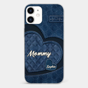 Thank You For Every Hug And Act Of Love - Family Personalized Custom Clear Phone Case - Gift For Mom, Grandma