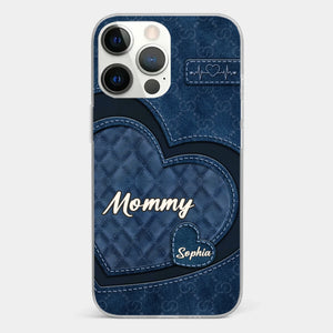 Thank You For Every Hug And Act Of Love - Family Personalized Custom Clear Phone Case - Gift For Mom, Grandma