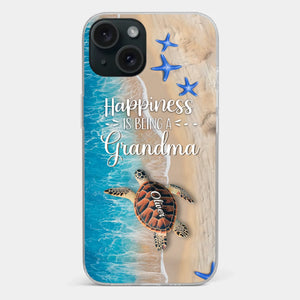 This Love Is As Vast And Deep As The Ocean - Family Personalized Custom 3D Inflated Effect Printed Clear Phone Case - Gift For Mom, Grandma