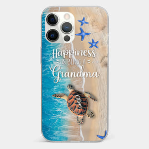 This Love Is As Vast And Deep As The Ocean - Family Personalized Custom 3D Inflated Effect Printed Clear Phone Case - Gift For Mom, Grandma