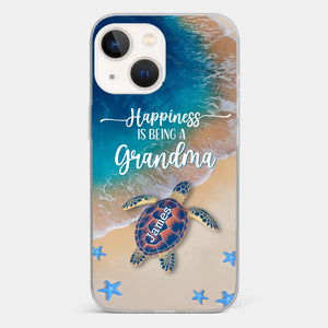 Grandma's Love Is The Vine That Connects Generations - Family Personalized Custom 3D Inflated Effect Printed Clear Phone Case - Gift For Mom, Grandma