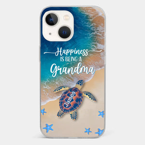 Grandma's Love Is The Vine That Connects Generations - Family Personalized Custom 3D Inflated Effect Printed Clear Phone Case - Gift For Mom, Grandma