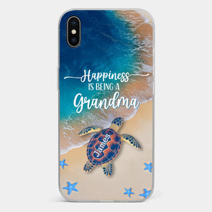 Grandma's Love Is The Vine That Connects Generations - Family Personalized Custom 3D Inflated Effect Printed Clear Phone Case - Gift For Mom, Grandma