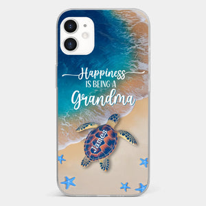 Grandma's Love Is The Vine That Connects Generations - Family Personalized Custom 3D Inflated Effect Printed Clear Phone Case - Gift For Mom, Grandma