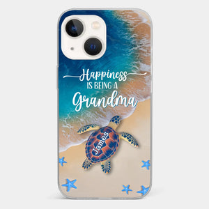 Grandma's Love Is The Vine That Connects Generations - Family Personalized Custom 3D Inflated Effect Printed Clear Phone Case - Gift For Mom, Grandma