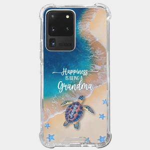 Grandma's Love Is The Vine That Connects Generations - Family Personalized Custom 3D Inflated Effect Printed Clear Phone Case - Gift For Mom, Grandma