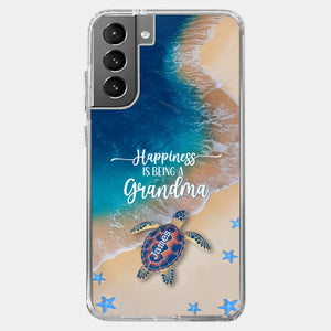 Grandma's Love Is The Vine That Connects Generations - Family Personalized Custom 3D Inflated Effect Printed Clear Phone Case - Gift For Mom, Grandma