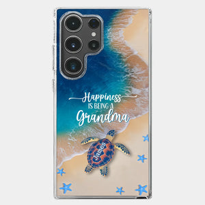 Grandma's Love Is The Vine That Connects Generations - Family Personalized Custom 3D Inflated Effect Printed Clear Phone Case - Gift For Mom, Grandma