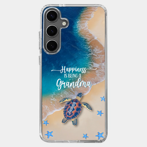 Grandma's Love Is The Vine That Connects Generations - Family Personalized Custom 3D Inflated Effect Printed Clear Phone Case - Gift For Mom, Grandma