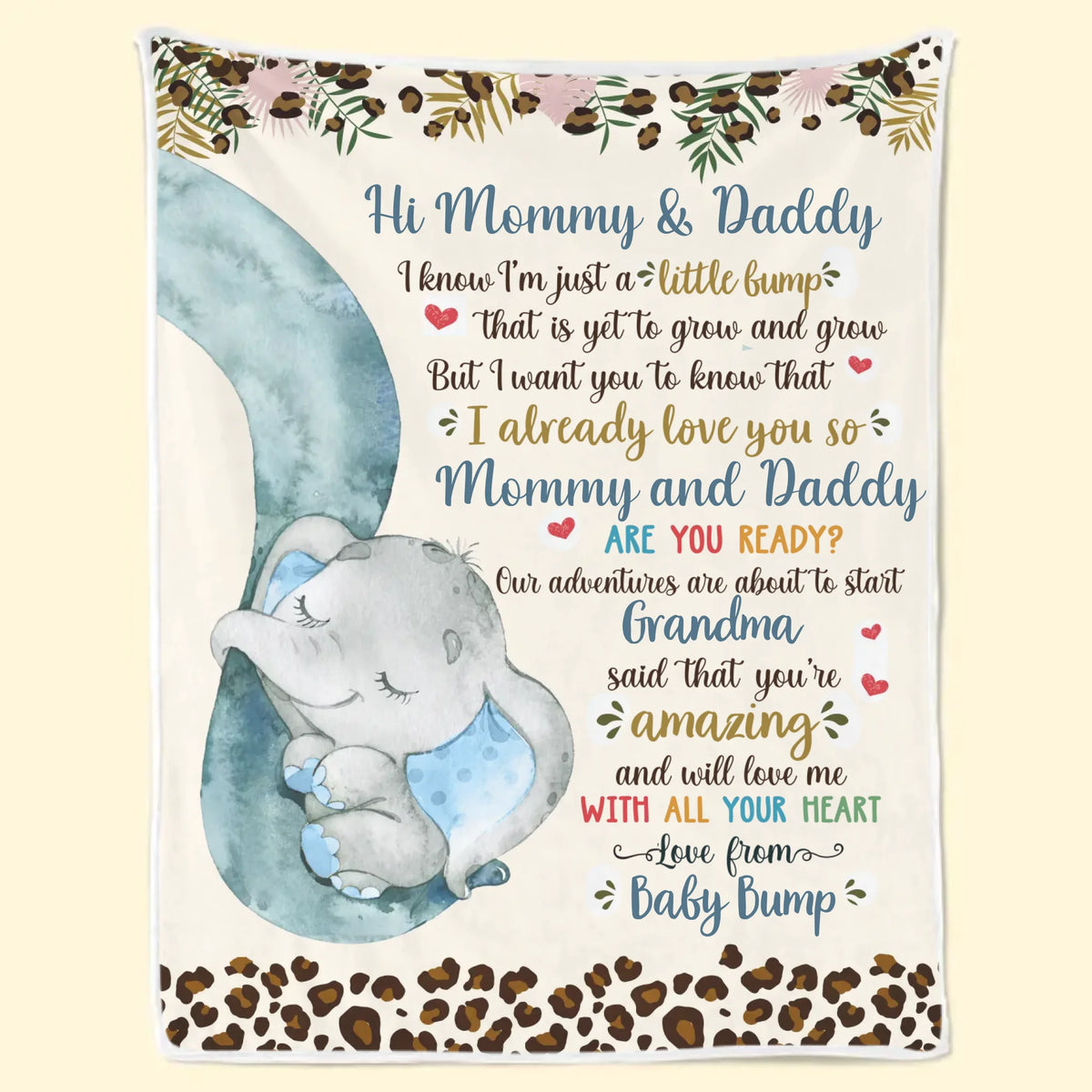 I Already Love You So - Family Personalized Custom Blanket - Baby Shower Gift, Gift For First Mom