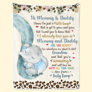 I Already Love You So - Family Personalized Custom Blanket - Baby Shower Gift, Gift For First Mom