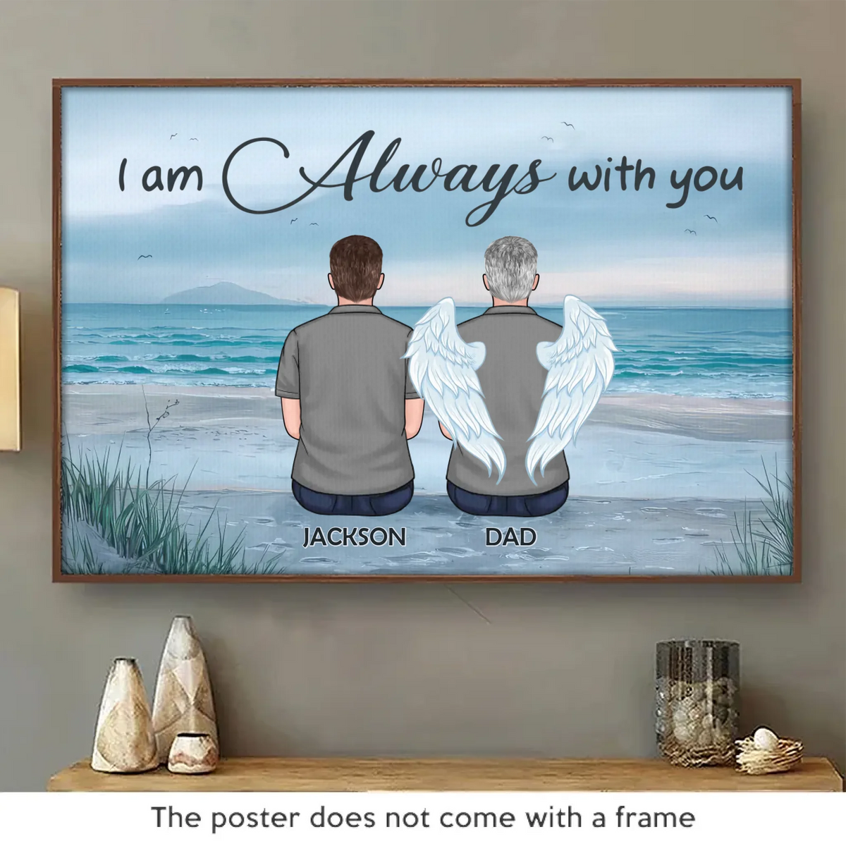 Every Day With You Is A Gift - Memorial Personalized Custom Horizontal Poster - Sympathy Gift For Family Members