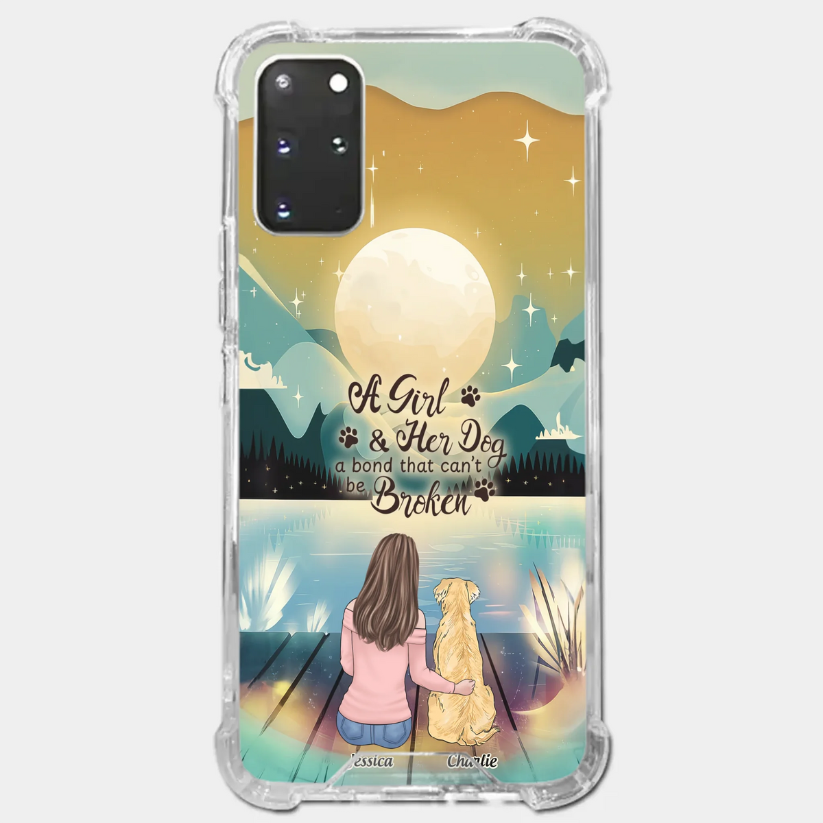 Unconditional Fur-love - Dog Personalized Custom Clear Phone Case - Gift For Pet Owners, Pet Lovers