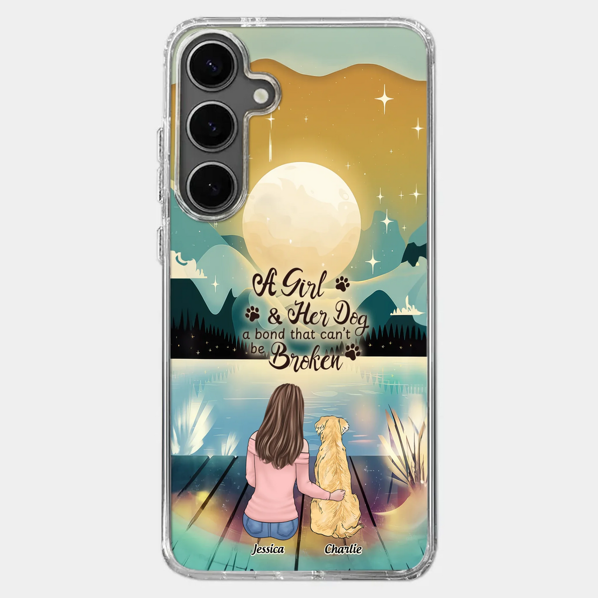 Unconditional Fur-love - Dog Personalized Custom Clear Phone Case - Gift For Pet Owners, Pet Lovers