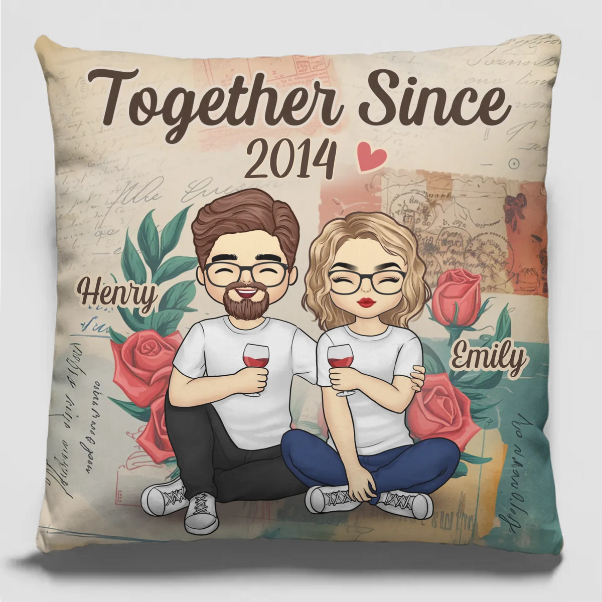 You Were The Missing Piece Of My Soul - Couple Personalized Custom Pillow - Gift For Husband Wife, Anniversary