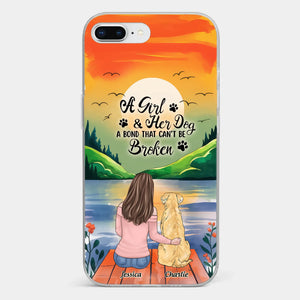 Paw-some Love - Dog Personalized Custom Clear Phone Case - Gift For Pet Owners, Pet Lovers