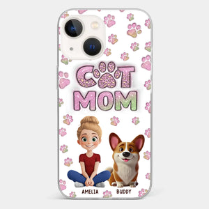 Home Is Where The Paws Are - Dog & Cat Personalized Custom 3D Inflated Effect Printed Clear Phone Case - Gift For Pet Owners, Pet Lovers