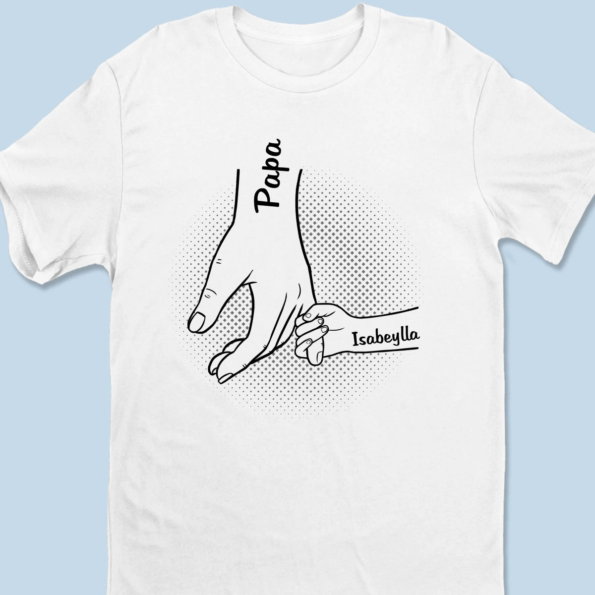 Thanks For Always Being There -  Family Personalized Custom Unisex T-Shirt, Premium T-shirt, Hoodie - Father's Day Gift For Dad, Grandpa