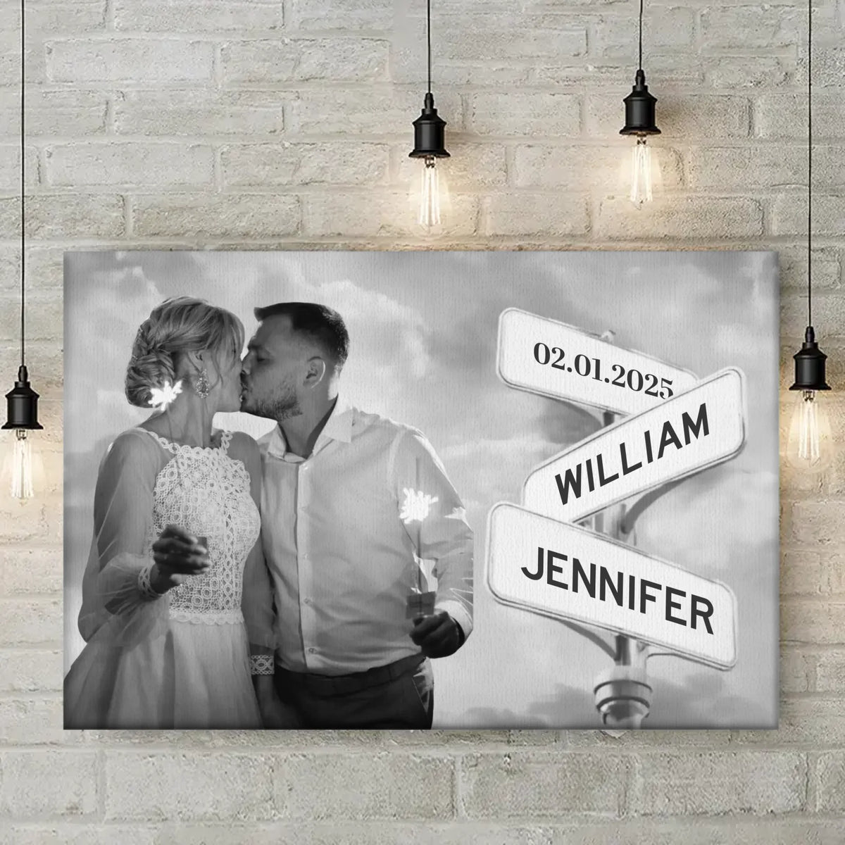 Custom Photo Love You More With Every Moment - Couple Personalized Custom Horizontal Canvas - Gift For Husband Wife, Anniversary